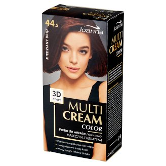 Joanna Multi Cream color Farba do włosów 44.5 Miedziany brąz