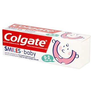 Colgate Smiles Baby Przeciwpróchnicza pasta do zębów dla dzieci 0-2 lat 50 ml