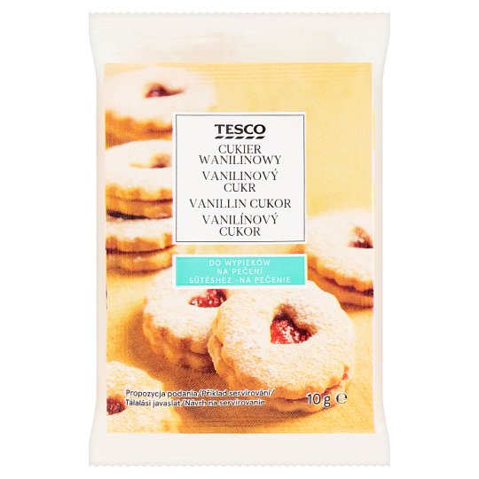 Tesco Cukier wanilinowy 5 x 10 g
