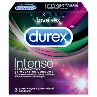 Durex Intense Prezerwatywy 3 sztuki