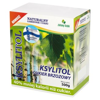 Zielony listek Ksylitol cukier brzozowy 500 g