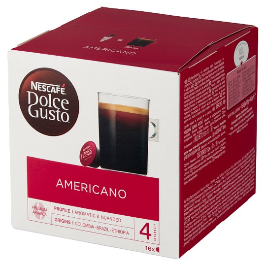 Nescafé Dolce Gusto Americano Coffee Capsules 160 g (16 x 10 g)
