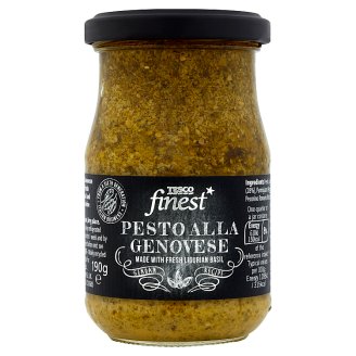 Tesco Finest Pesto ze świeżej bazylii z oliwą z oliwek 190 g