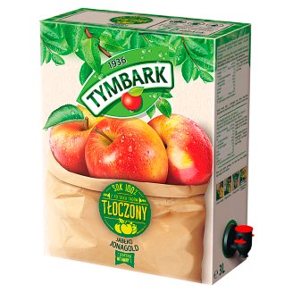 Tymbark Sok 100% tłoczony z jabłek Jonagold 3 l