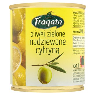 Fragata Oliwki zielone nadziewane cytryną 200 g
