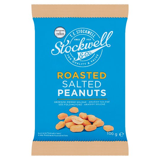 Stockwell & Co. Orzeszki ziemne smażone solone 100 g