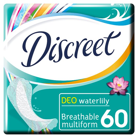 Discreet Waterlily Multiform Oddychające wkładki higieniczne 60 sztuk