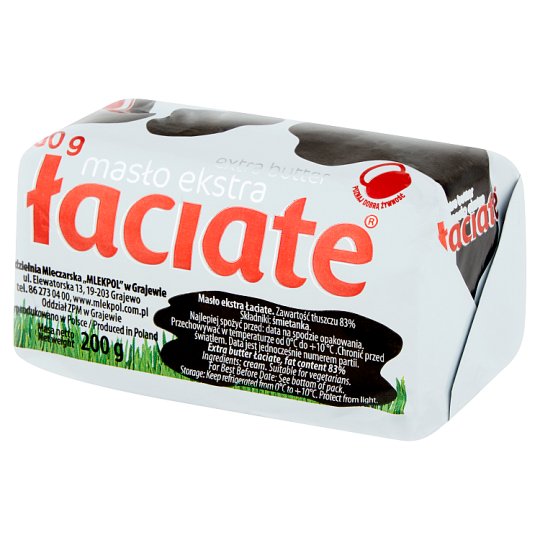 Łaciate Masło ekstra 200 g