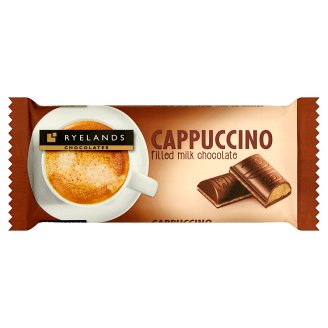 Ryelands Chocolates Czekolada mleczna z nadzieniem o smaku cappuccino 100 g