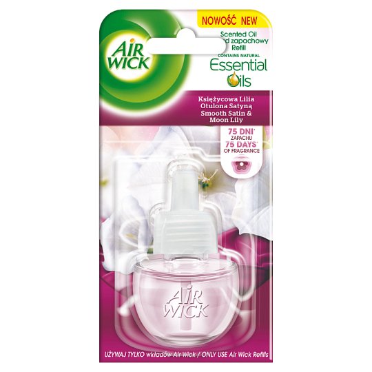 Air Wick Wkład do elektrycznego odświeżacza powietrza Księżycowa lilia otulona satyną 19 ml