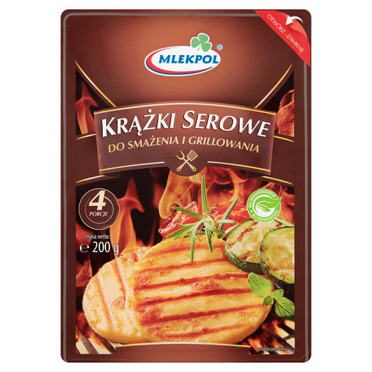 Mlekpol Krążki serowe do smażenia i grillowania 200 g