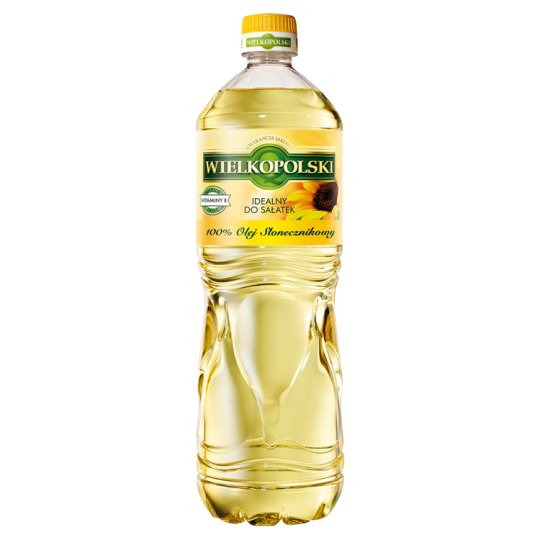 Wielkopolski Olej słonecznikowy 100% 1 l
