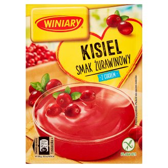 Winiary Kisiel z cukrem żurawinowy smak 77 g