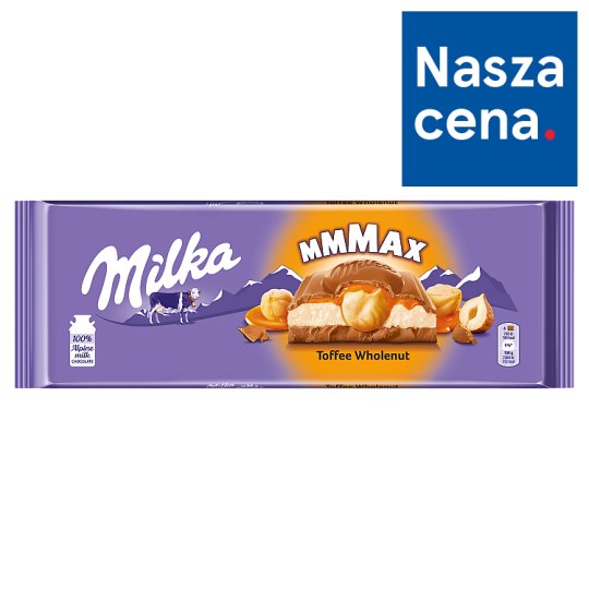 Milka Mmmax Czekolada Toffee Wholenut 300 g