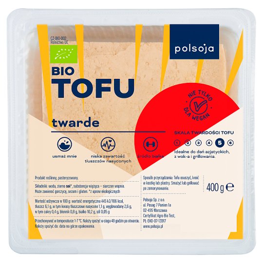 Polsoja BIO Tofu twarde 400 g