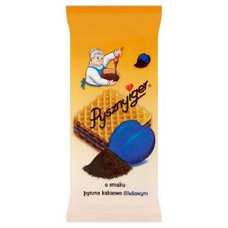 Wafel Pysznyiger o smaku pyszno kakaowo-śliwkowym 140 g