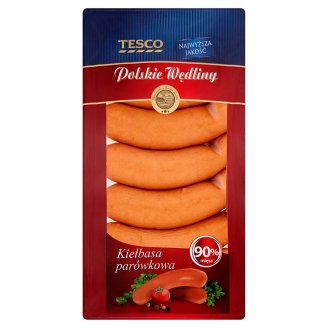 Tesco Polskie Wędliny Kiełbasa parówkowa 600 g