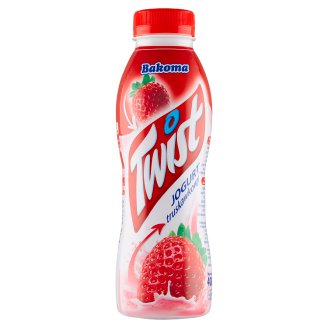 Bakoma Twist Jogurt truskawkowy 400 g