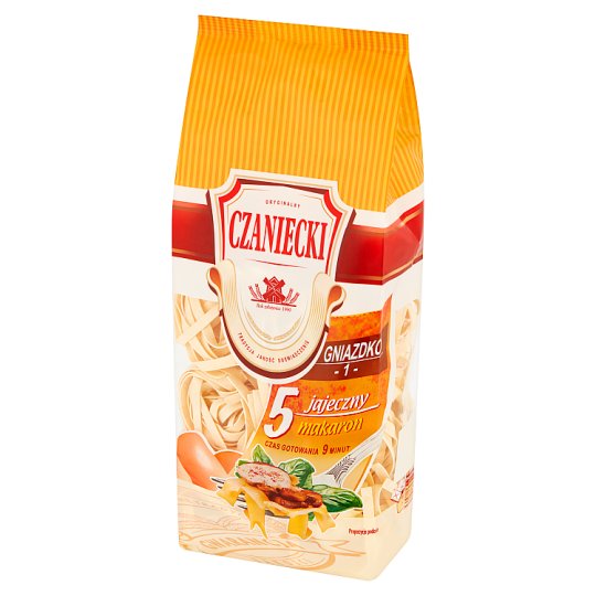 Czaniecki Makaron 5 jajeczny gniazdko 2 500 g