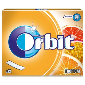 Orbit Tropical Guma do żucia bez cukru 31 g (12 listków)