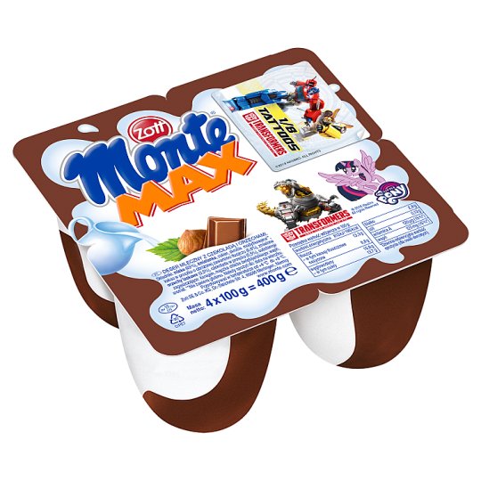 Zott Monte Max Deser mleczny 400 g (4 sztuki)