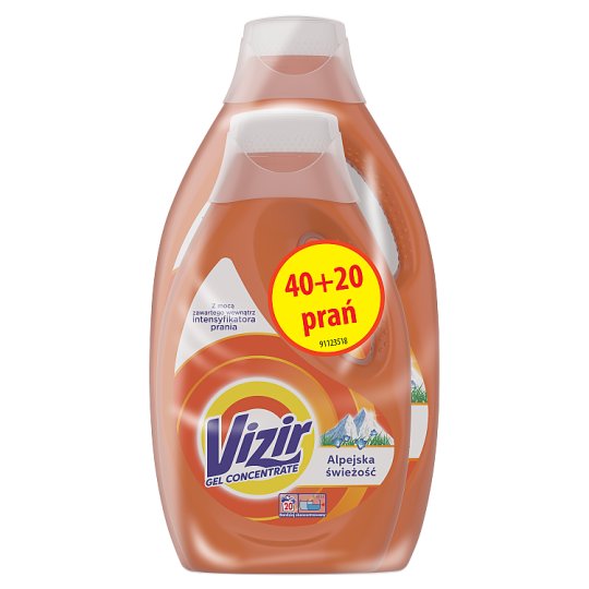 Vizir Alpine Fresh Płyn do prania 3.3 l, 60 prań