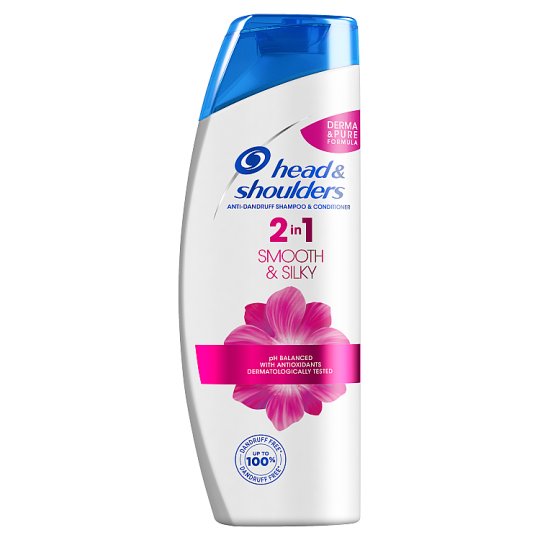Head & Shoulders Smooth & Silky 2 w 1 Szampon przeciwłupieżowy 360ml