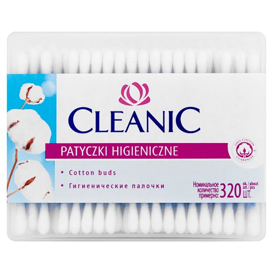 Cleanic Patyczki higieniczne 320 sztuk