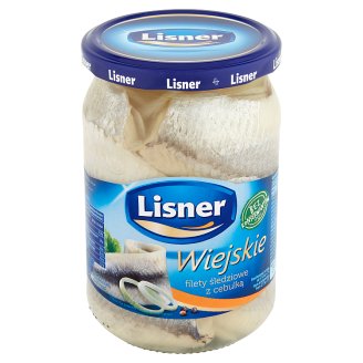 Lisner Wiejskie filety śledziowe z cebulką 600 g