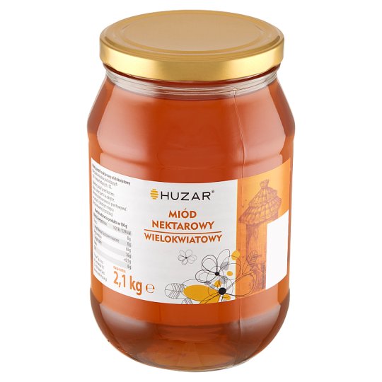 Huzar Miód pszczeli nektarowy wielokwiatowy 2,1 kg