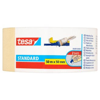 Tesa Standard Taśma maskująca 50 m x 50 mm