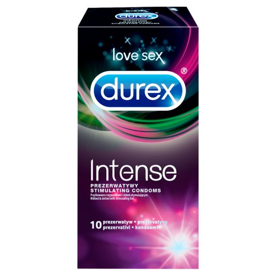 Durex Intense Prezerwatywy 10 sztuk