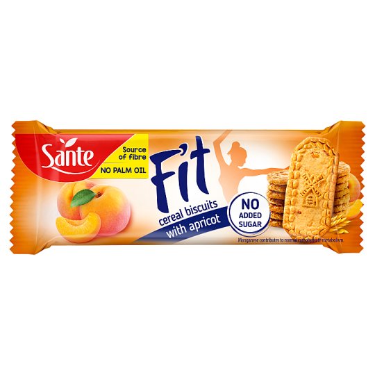 Sante Fit Ciastka zbożowe z morelą 50 g