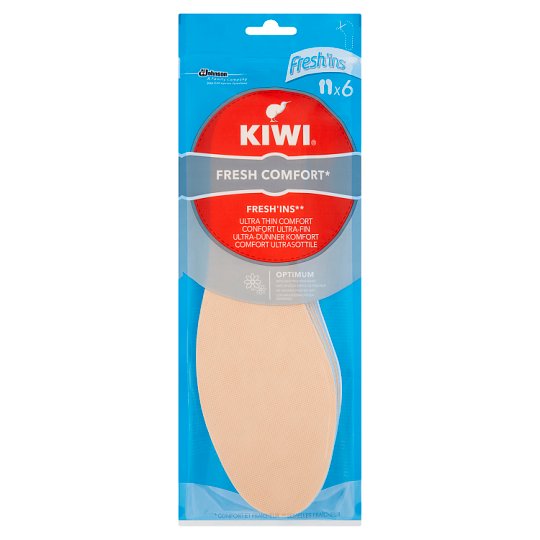Kiwi Fresh'ins Odświeżające wkładki do obuwia dla kobiet rozmiar 36-41 (6 par)