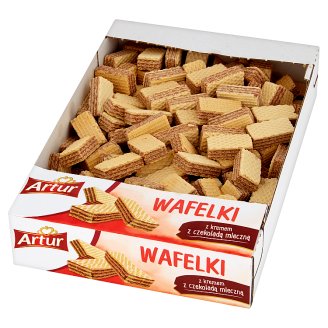 Artur Wafelki z kremem z czekoladą mleczną 650 g