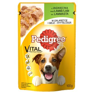 Pedigree z jagnięciną kawałki w galaretce Karma pełnoporcjowa 100 g