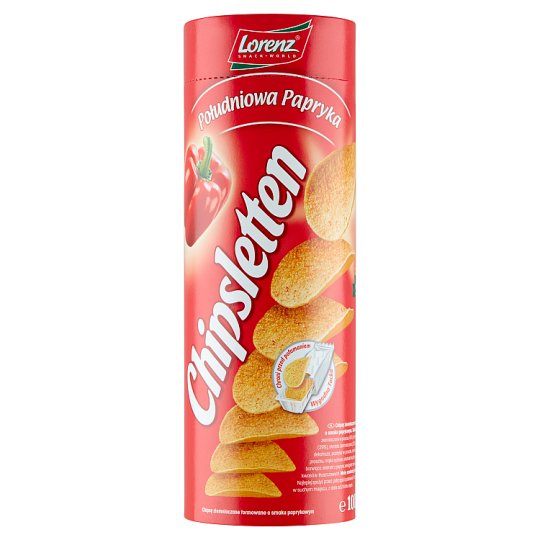 Chipsletten Południowa papryka Chipsy ziemniaczane 100 g