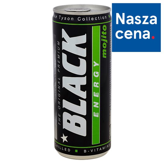 Black Energy Mojito Gazowany napój energetyzujący 250 ml