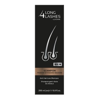 Long 4 Lashes Men Szampon przeciw wypadaniu włosów 200 ml