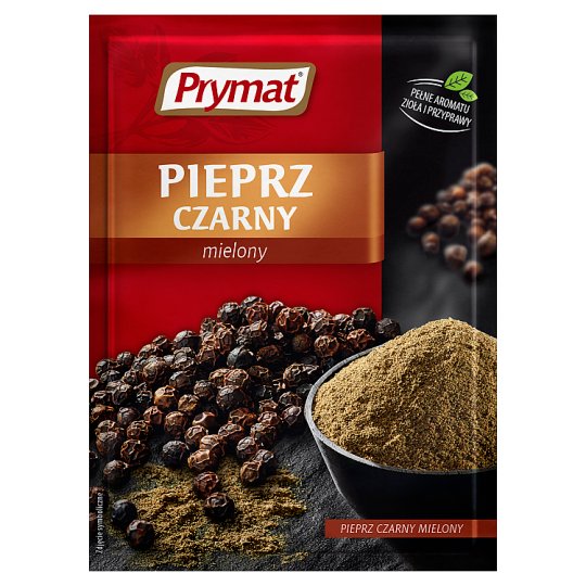 Prymat Pieprz czarny mielony 20 g