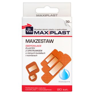 Dr Vita Maxiplast Maxzestaw Plastry z opatrunkiem 20 sztuk