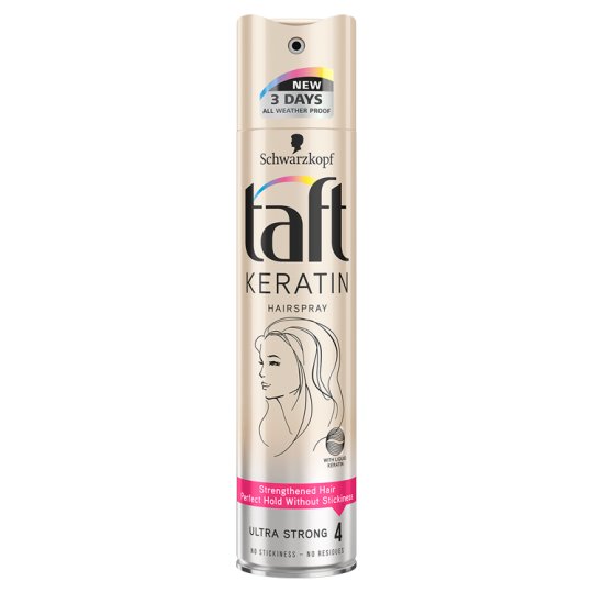 Taft Keratin Lakier do włosów 250 ml