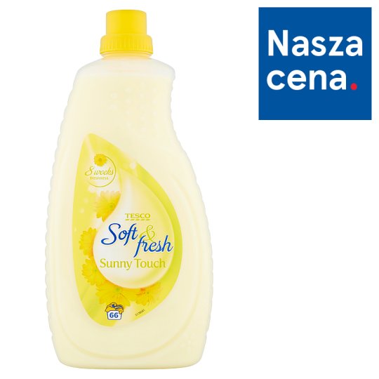 Tesco Soft & Fresh Sunny Touch Płyn do płukania tkanin 2 l (66 prań)
