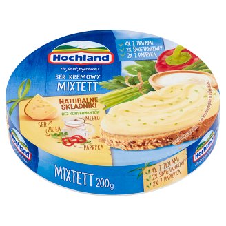 Hochland Ser kremowy w trójkącikach Mixtett 200 g