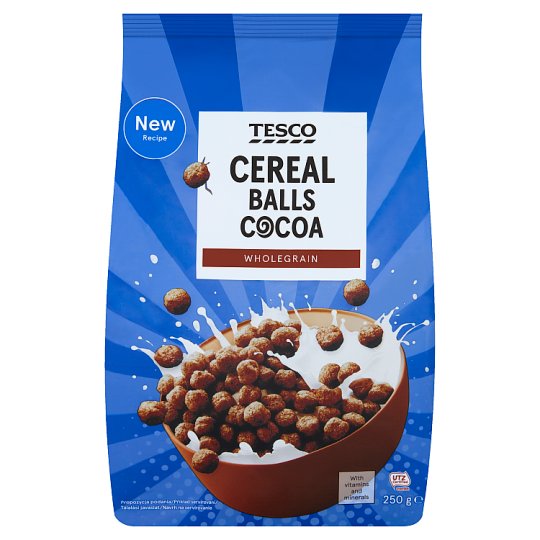 Tesco Zbożowe kuleczki kakaowe 250 g