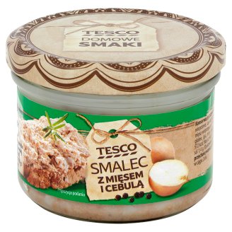 Tesco Smalec z mięsem i cebulą 150 g