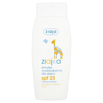 Ziaja Ziajka Emulsja wodoodporna dla dzieci powyżej 12 miesiąca życia SPF 25 150 ml