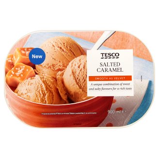 Tesco Lody karmelowe z solą 900 ml