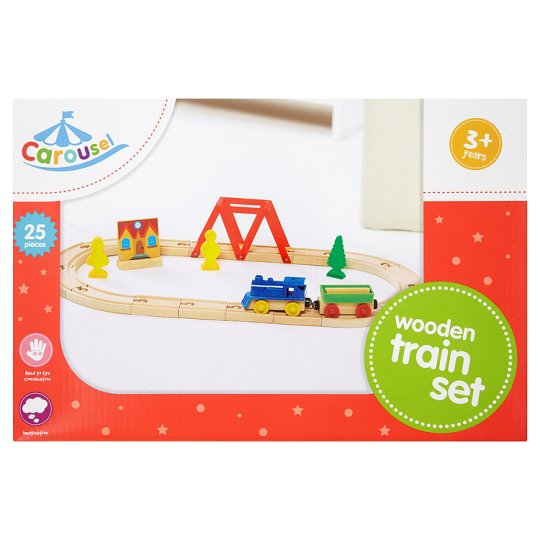 tesco wooden train set