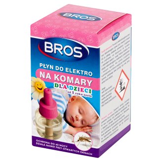 Bros Płyn do Elektro na komary dla dzieci od 1 roku życia 40 ml